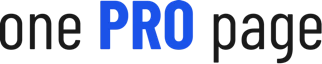 One PRO Page